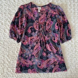 Daisy & Clover paisley print top